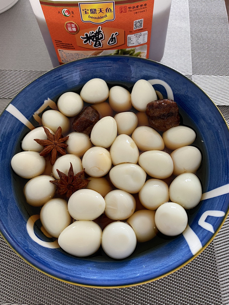 糟卤鹌鹑蛋的做法