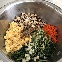 #带着美食出去浪#荞面蒲公英蒸饺的做法图解4