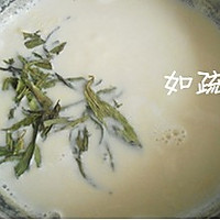 亚麻子豆浆的做法图解1