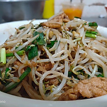 肉炒豆芽