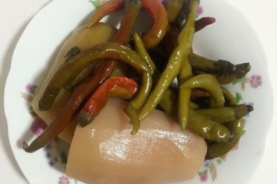 秘制酸辣椒，酸萝卜