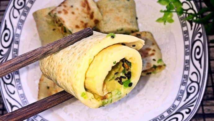 燕麦蔬菜鸡蛋饼