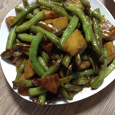 四季豆烧土豆
