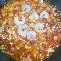 #助力高考营养餐#鲜香开胃的番茄虾仁烩米饭的做法图解11