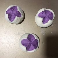 紫薯开花馒头（一次发酵）的做法图解9