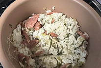 腊肠菜饭的做法