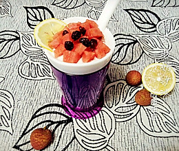 蔓越莓酸奶沙冰#莓味佳肴#的做法