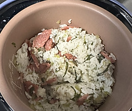 腊肠菜饭的做法