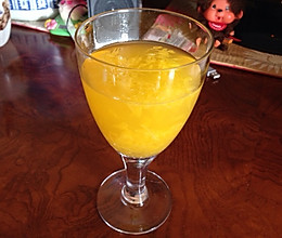 非常简单自制带果粒的橙汁的做法