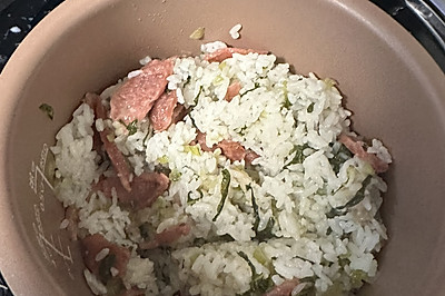 腊肠菜饭