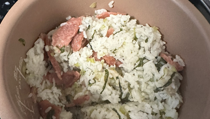 腊肠菜饭
