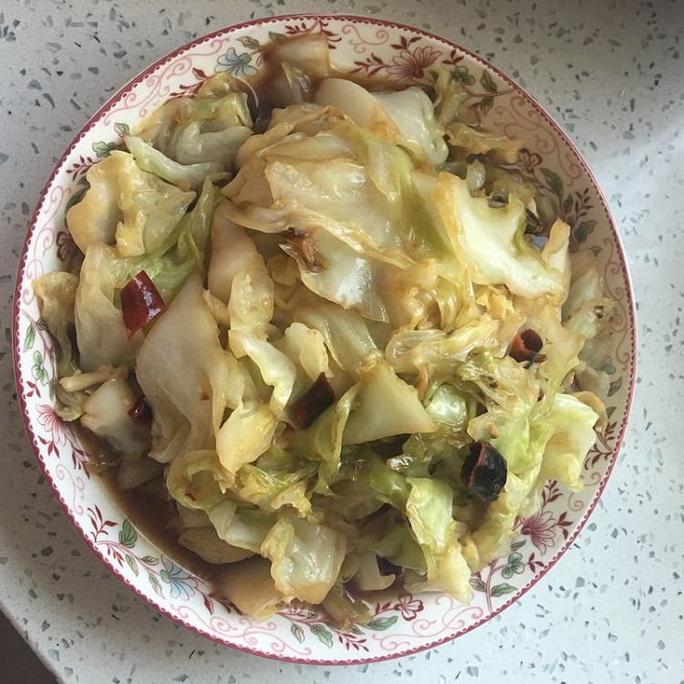 糖醋圆白菜的做法