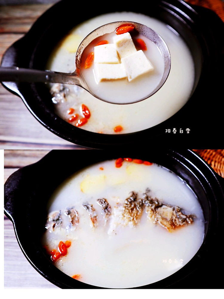 豆腐鲫鱼汤㊙️（汤奶白有技巧）鲜美营养清炖鱼汤的做法