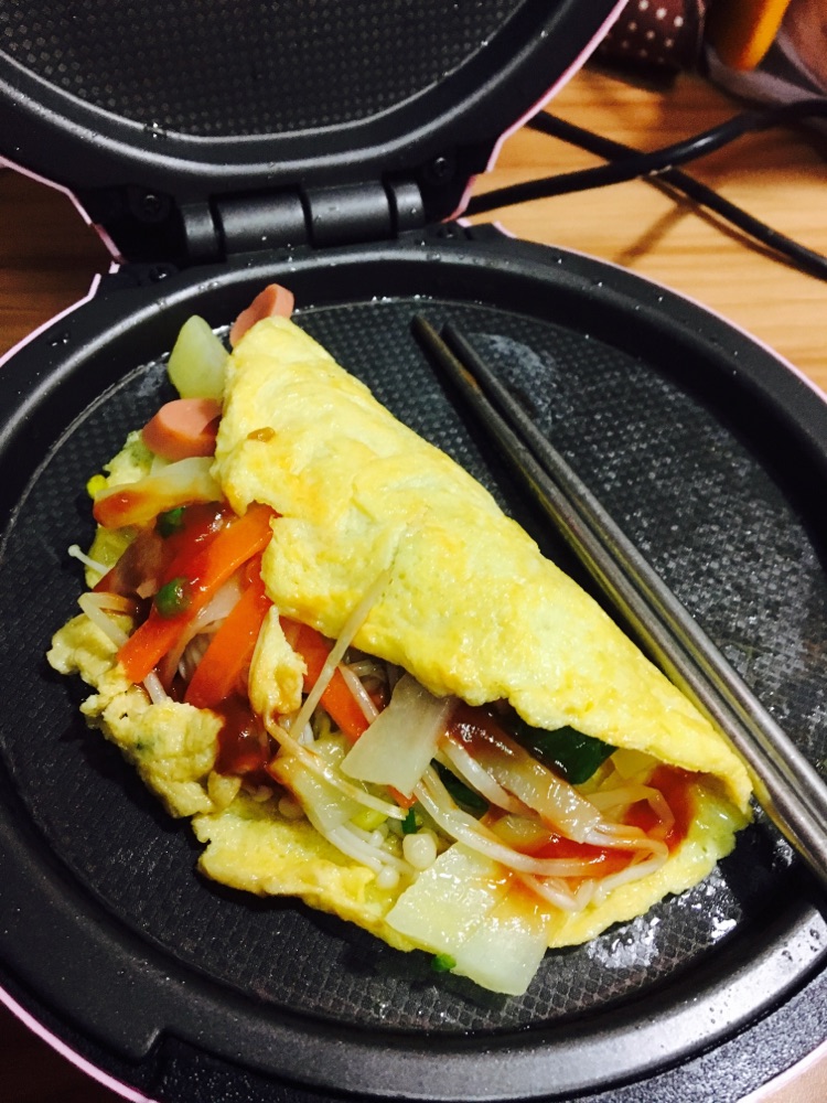 鸡蛋手抓饼