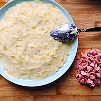 咸蛋黄芝士焗土豆泥的做法图解7