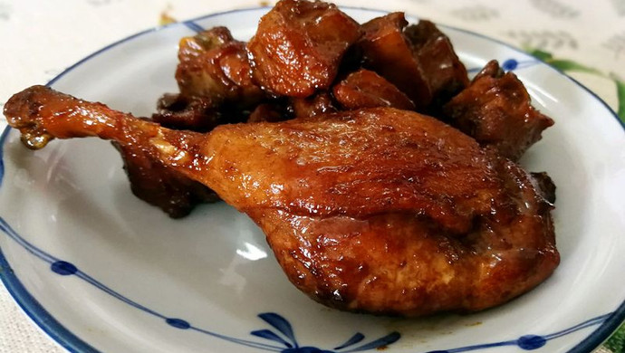 不加一滴油的冰糖烧鸭腿