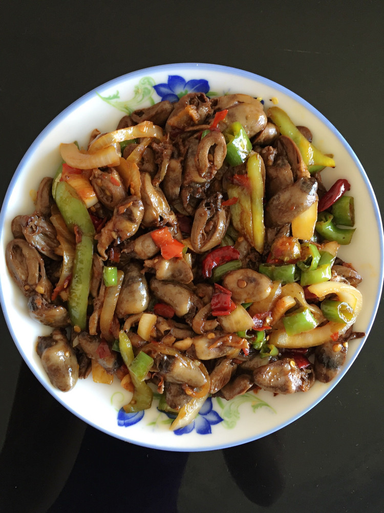 麻辣鸡心的做法