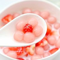 #莓语健康日记#草莓椰奶啵啵的做法图解17