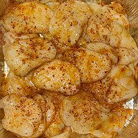 10分钟教你做外焦里糯会拉丝的空气炸锅烤年糕的做法图解3