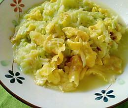 暖胃快手菜“葫芦瓜炒鸡蛋”的做法
