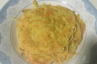 超简单的萝卜丝蔬菜饼