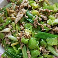 青椒炒肉丝的做法图解6