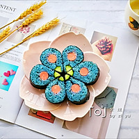 花朵寿司【蓝色系】的做法图解10