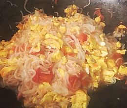 西红柿鸡蛋炒面的做法