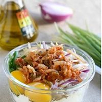 泡菜煎饼的做法图解2