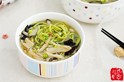 油菜菌汤面