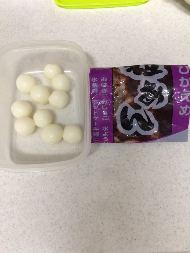 日式年糕红豆汤（お汁粉）的做法图解1