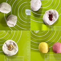 #2022双旦烘焙季-奇趣赛#一次发酵的海绵宝宝红豆面包的做法图解2