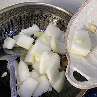 #刘畊宏女孩减脂饮食#火腿烧冬瓜l比肉还好吃的冬瓜、的做法图解8