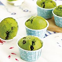 抹茶红豆马芬的做法图解7