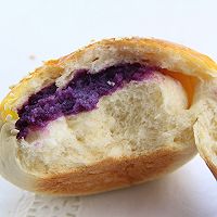 外皮松软，内馅香甜---紫薯小餐包的做法图解13