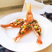 #好吃不上火#五彩时蔬配阿根廷红虾的做法图解8