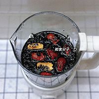 桂花五黑米糊的做法图解2