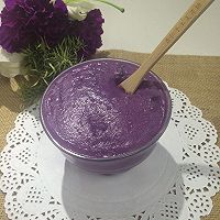 【蓓妈美食】奶香紫薯米糊的做法图解4