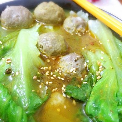 【来碗肉丸咖喱烫】