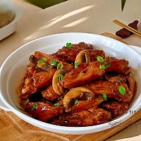 #开启观赛嗨吃局#口蘑烧鸡翅的做法图解7