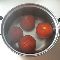 饺子茄汁汤#极速早餐#的做法图解3