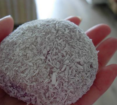 紫番薯芋头糯米糍