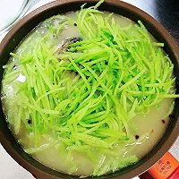 保健养生汤-萝卜丝鲫鱼汤#花式炖煮不停歇#的做法图解12