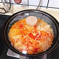 金针菇炒西红柿的做法图解4