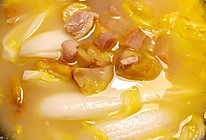 板栗瘦肉白菜汤的做法
