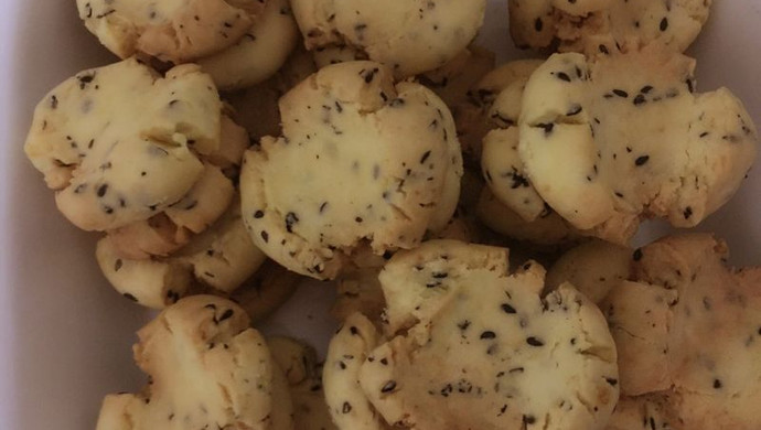 黑芝麻玛格丽特饼干