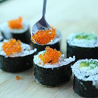 芥辣蘸简易寿司卷的做法图解6