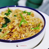 香菜蛋炒饭的做法图解8