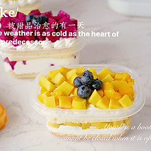 自制小甜品～水果盒子蛋糕