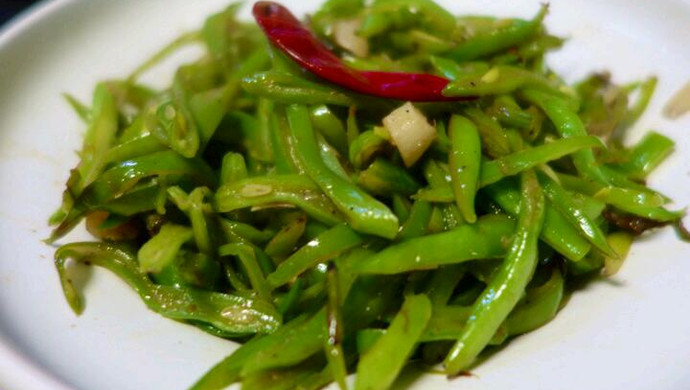 椒盐炒刀豆